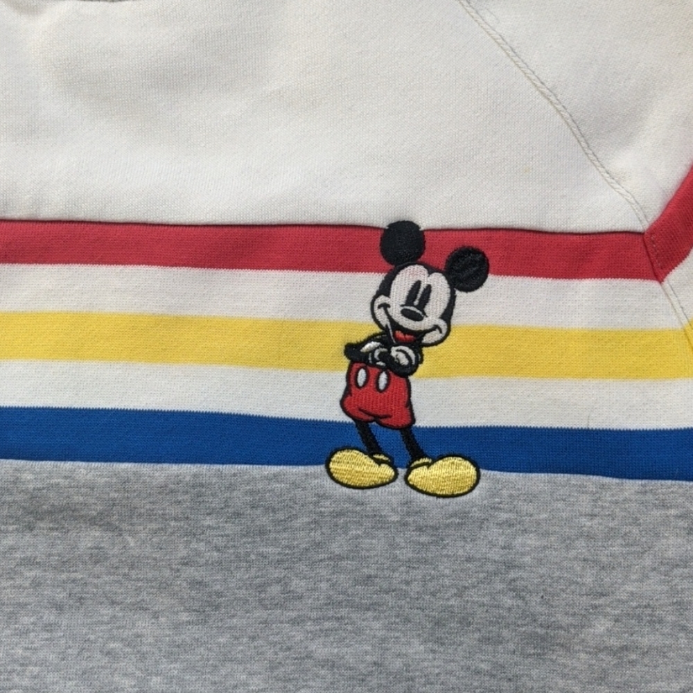 GRAY MICKEY MOUSE SWEATSHIRT CREWNECK SIZE large & XL. - Picture 3 of 7